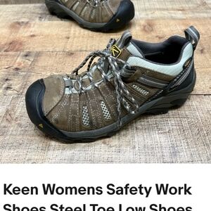 Keen Women's Brown Safety Work Shoes